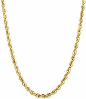 Jewelry Necklaces Chains 14k 6mm Regular Rope Design Chain