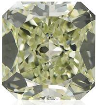 1.26 Carat Fancy Yellowish Green Loose Diamond Natural Color