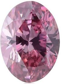 0.15Cts Argyle Fancy Intense Pink Loose Diamond Natural Color Oval Shape