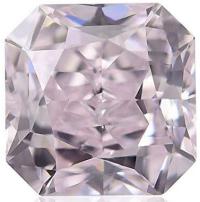 0.47Cts Light Pink Loose Diamond Natural Color Radiant Cut