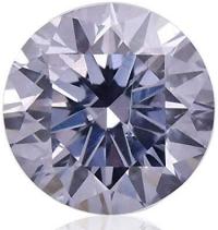 0.10 Carat Argyle Fancy Gray Violet Loose Diamond Natural Color Round Cut