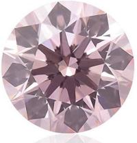 0.29Cts Argyle Fancy Pink Loose Diamond Natural Color Round Cut 