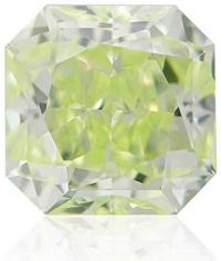 0.53Cts Fancy Light Yellow Green Loose Diamond Natural Color GIA Untreated