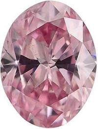 0.38Cts Argyle Fancy Intense Purplish Pink Loose Diamond Natural Color Oval GIA