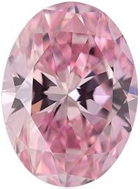 0.30Cts Argyle Fancy Intense Purplish Pink Loose Diamond Natural Color Oval GIA