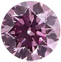 0.27 Carat Argyle Fancy Purplish Pink Loose Diamond Natural Color Round Cut GIA