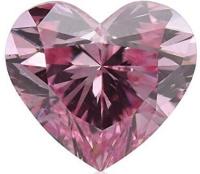 0.21Cts Argyle Fancy Intense Purplish Pink Loose Diamond Natural Color Heart GIA