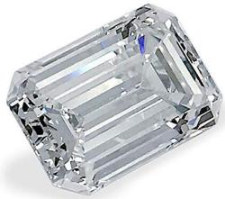5.41 cts H VVS1 GIA Certified Natural Diamond Emerald Cut Shape