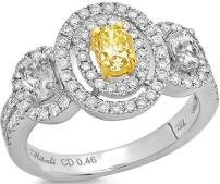 18k Gold 1.39CTW Diamond Wedding or Engagement Ring