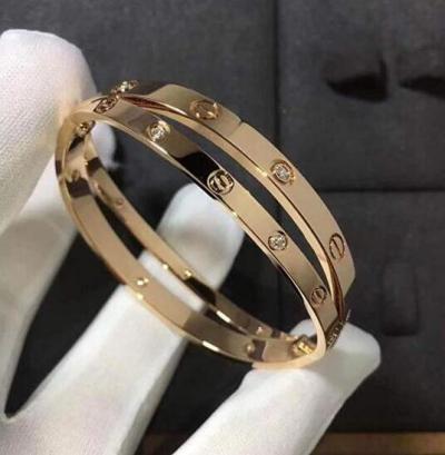 14k gold cartier love bracelet