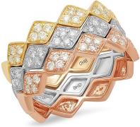 14k Gold 0.77CTW Diamond Ring