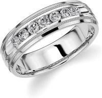 Men's Platinum Men's Diamond Ring (2.0 cttw, G-H Color, SI1-SI2 Clarity)
