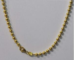 Men's 14Kt Yellow Gold Ball Chain 30 Inches