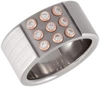 Titanium 10.5mm .24 CTW Diamond Bezel Wedding Ring Band