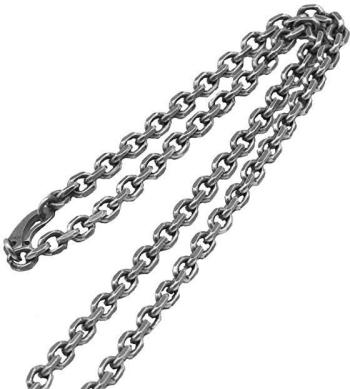Vintage 925 Sterling Silver Anchor Link Chain Necklace for Men Women 4.5mm 80cm