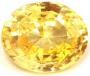 6.66 Carat Untreated Loose Yellow Sapphire Oval Cut Gemstone