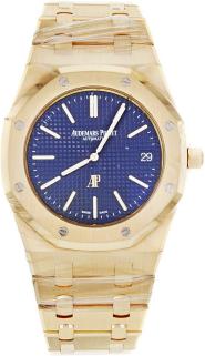 Audemars Piguet Royal Oak 15202or.oo.1240or.01 18K Rose Gold Blue Dial Watch