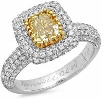 18K Gold 2.35CTW Fancy Diamond Ring