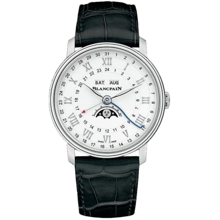 Villeret Complete Calendar Moonphase GMT 40mm Men's Watch