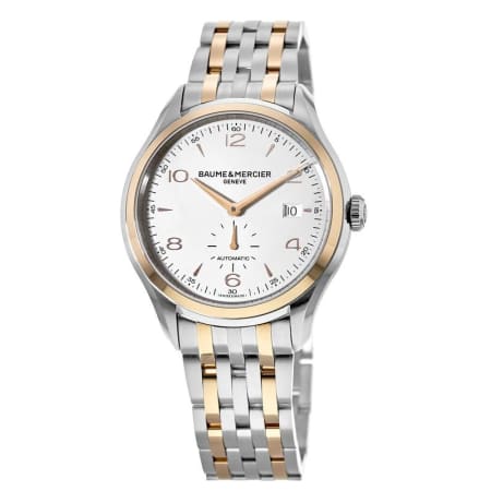 Clifton Automatic 41mm Rose Gold & Stainless Steel Small Seconds Baume and Mercier Watches