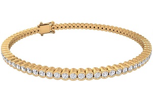 2.25 Ct SGL Certified Diamond Classic Wedding Bridal Tennis Bracelet