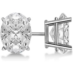 Fine Jewelry Platinum Earrings