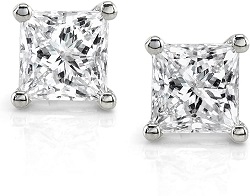 14K White Gold Earrings