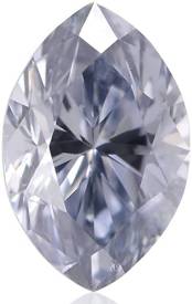 Leibish & Co 0.15 Carat Fancy Intense Blue Loose Diamond Natural Color Marquise Shape GIA