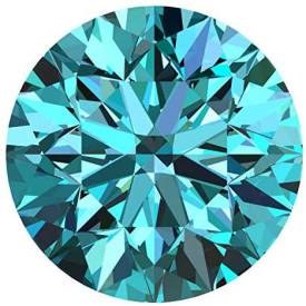 0.25 Cts. Natural Loose Diamonds, Fancy Blue Color Round Brilliant Cut VVS1-VVS2