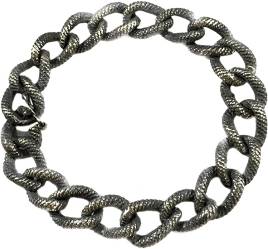 Heavy Snake Bracelet Solid Sterling Silver 925 Jewelry Designer