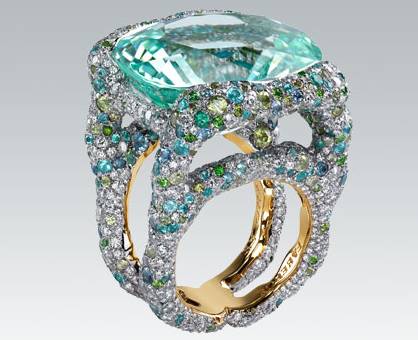 Katharina Mint Tourmalines Ring