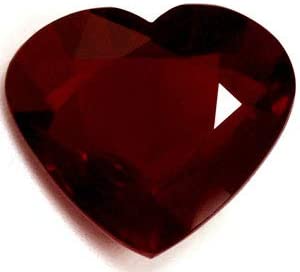 Certified Untreated 3.04 Carat Natural Ruby Heart