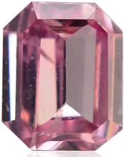 0.08Cts Fancy Intense Purplish Pink Loose Diamond Natural Color Emerald Cut GIA