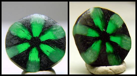 Trapiche Gemstone Emerald