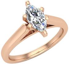 Marquise Cut Diamond Engagement Ring for women