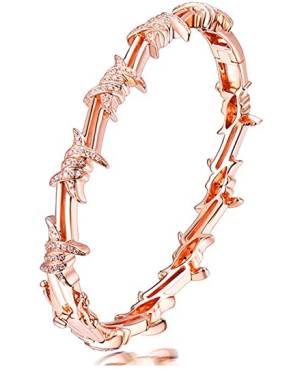 18K Rose Gold 0.77ct Diamond Engagement Wedding Bracelet