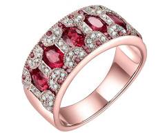 Ruby Ring in 14k Rose Gold