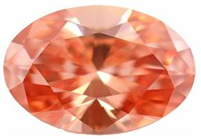 2.30 CT Loose Natural Diamond Fancy Intense Pinkish Orange VS1 Oval Cut GIA Certified
