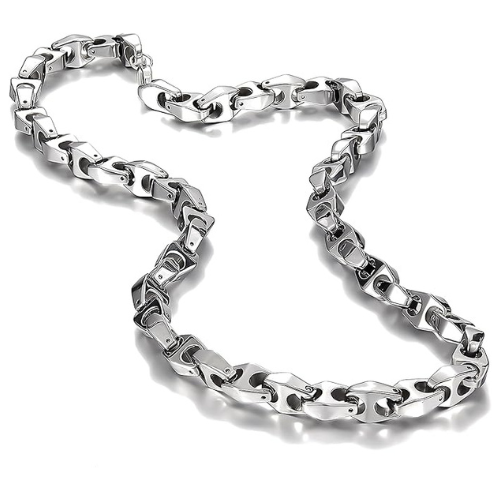 Mens Jewelry 22 Inches Men's Tungsten Golden Toned or Silver Link Necklace Chain Heavy Solid