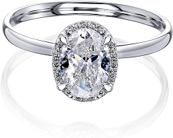 1.05 ct tw Dalilah Diamond Ring