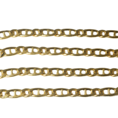 18k Yellow Gold Anchor Chain