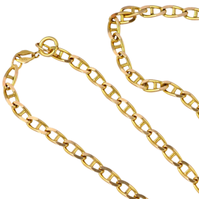 Yellow Gold Anchor Chain