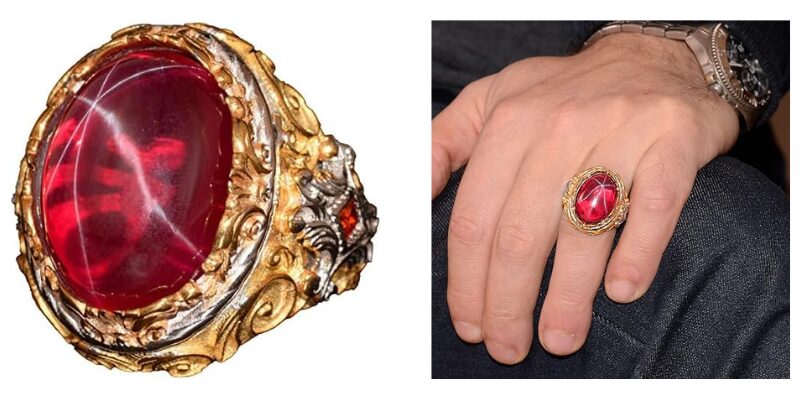 Handmade 925 Solid Sterling Silver Natural Star Ruby Gemstone Ring