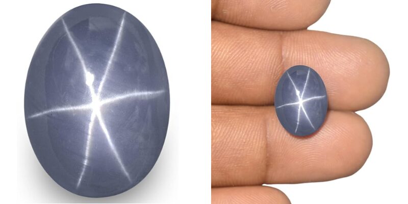 19.17 Carat Natural Star Sapphire Unheated and Untreated Mined in Sri Lanka