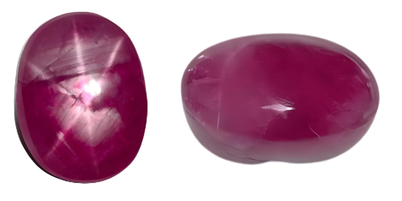 Natural Untreated Purplish Red Oval Certified Burmese Star Ruby 17.83 Cts