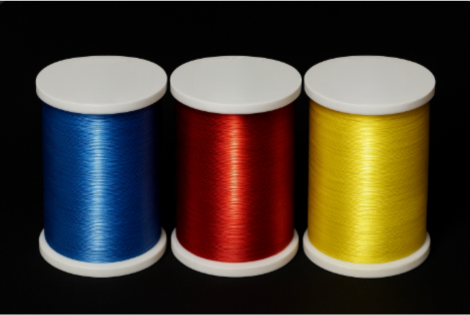 Chatoyancy Like Cat's-Eye On Spools Of Thread