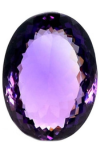 Natural Amethyst Oval Cut 36.55 CTS Faceted Loose Gemstone