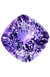 Natural Amethyst Fancy Cushion Concave Cut Gemstone