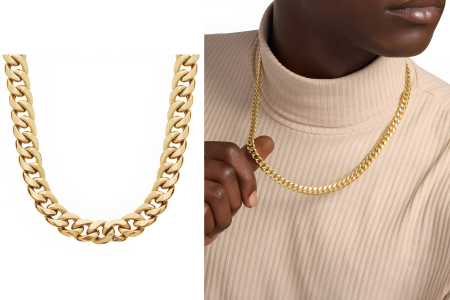 22 Inches Miami Cuban Chain In 14k Yellow Gold 7 Mm