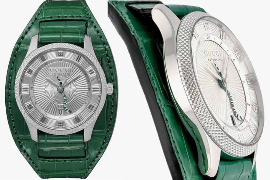 Gucci Eryx YA126344 Silver Dial Automatic Mens Watch